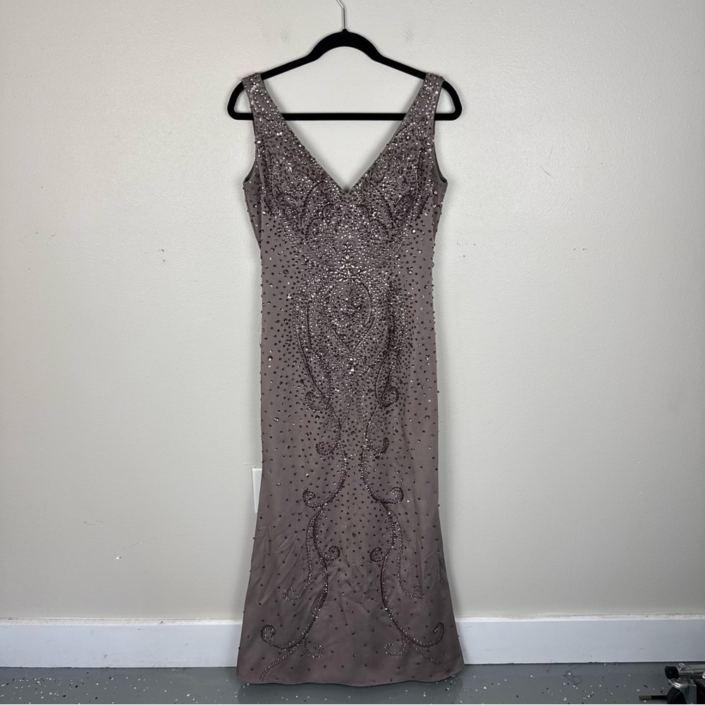 Ivonne D Mon Cheri 119D44 Mother Of The Bride Dress Dark Taupe Mermaid HEMMED